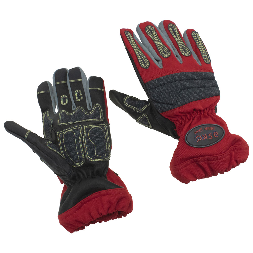 THL-Handschuh Deer Skin EN 388 CAT II, Größe 6, rot