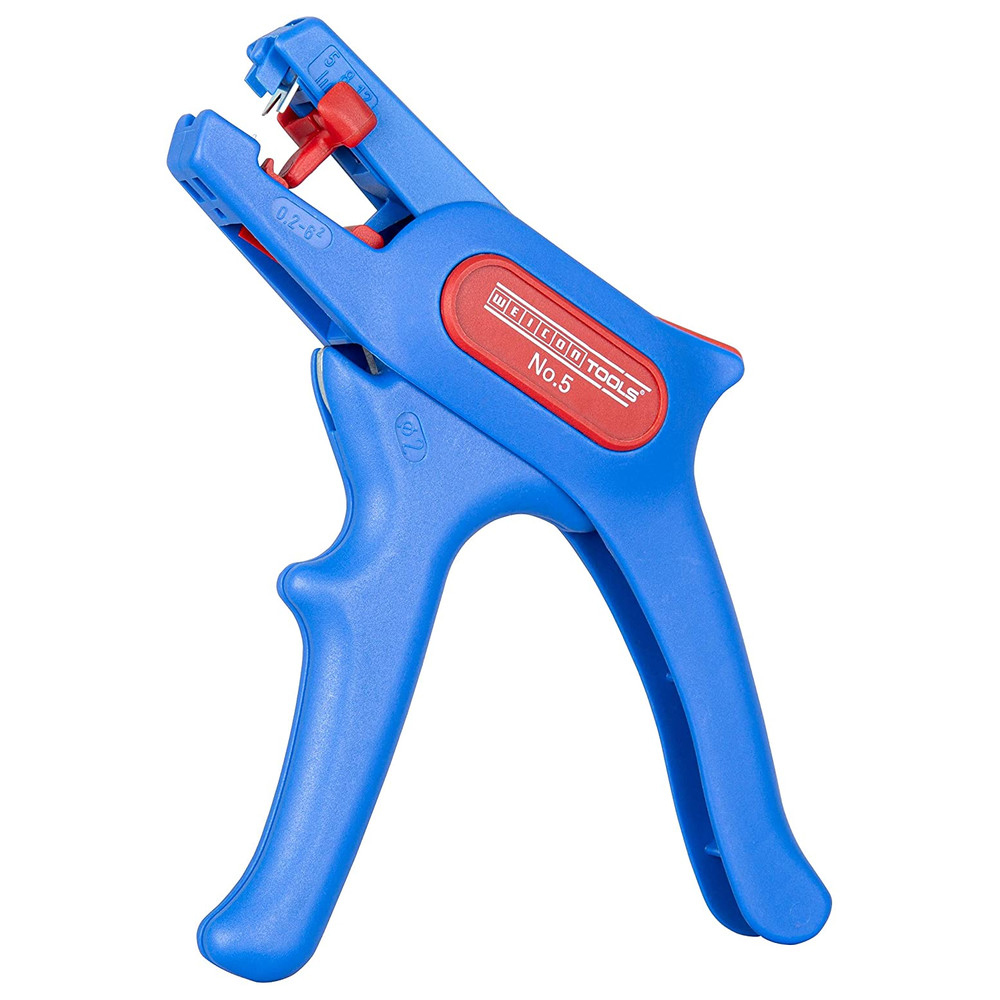 Abisolierzange No. 5, blau/rot