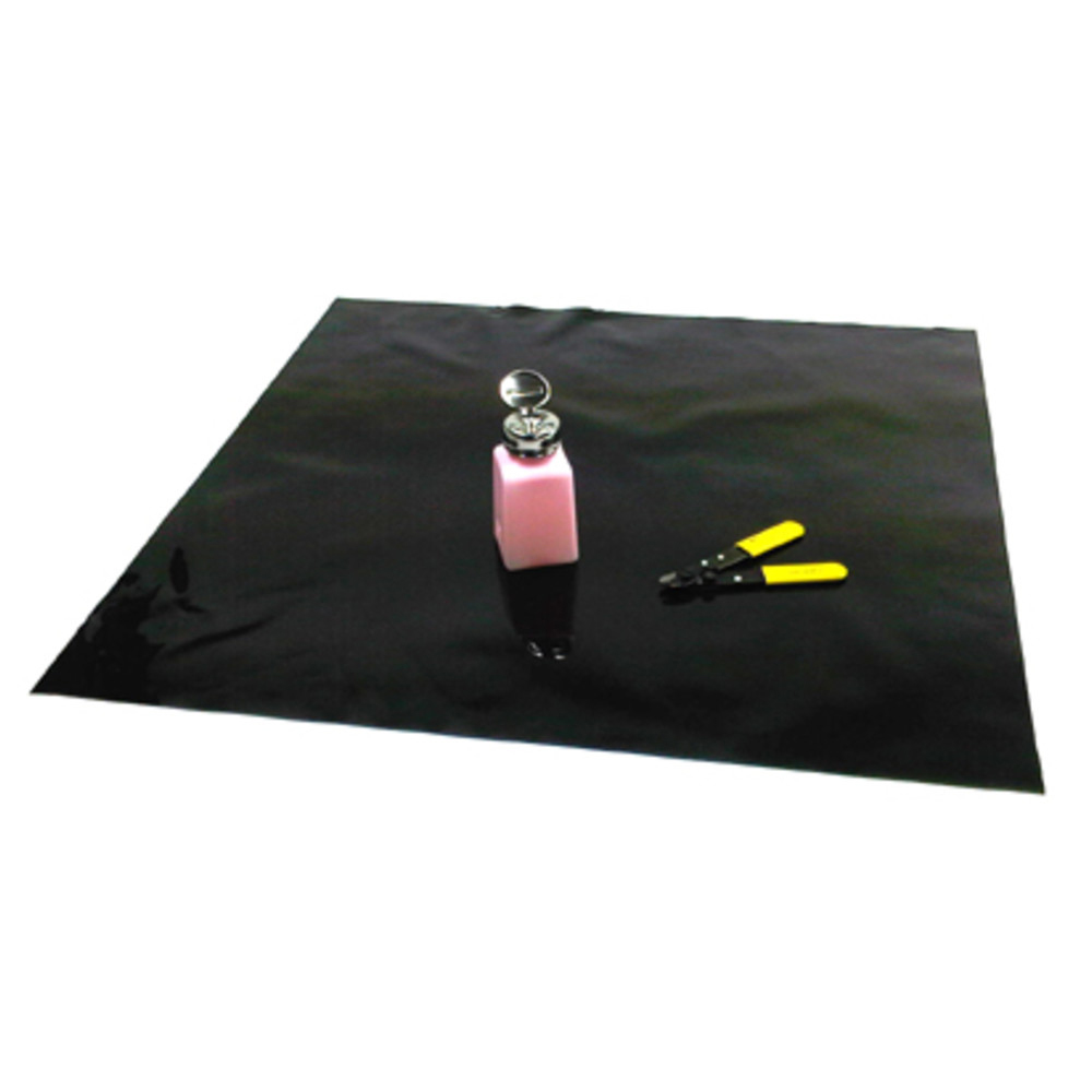 Lacktischdecke, ca. 65 x 65 cm, schwarz