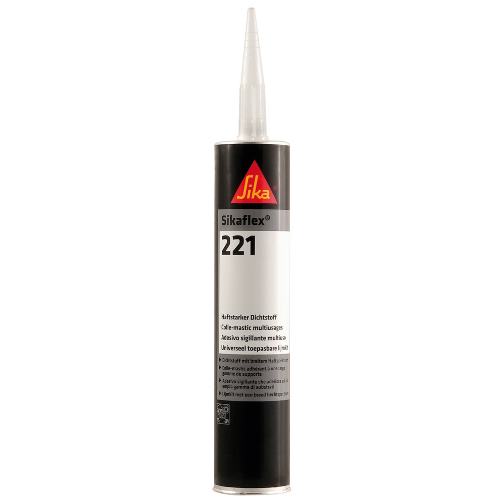 Dichtstoff Sikaflex 221 (MDI), 300 ml, stahlgrau