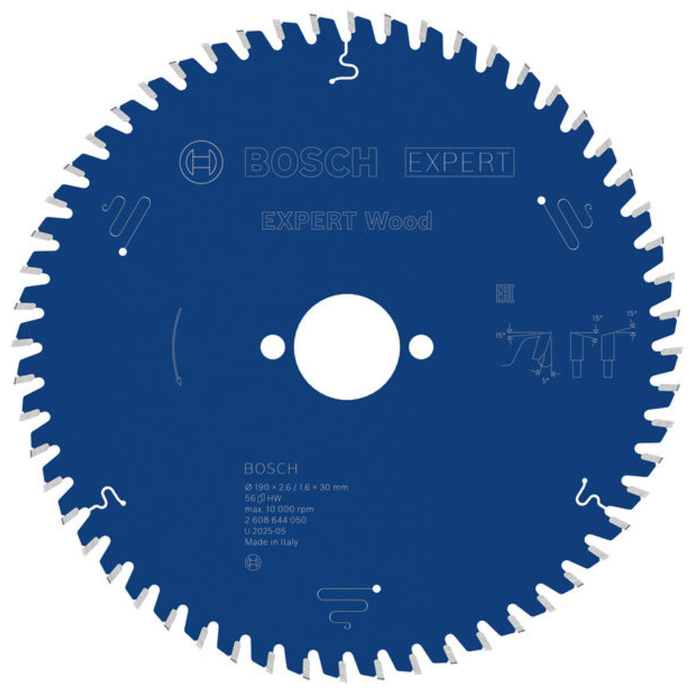 EXPERT Wood Kreissägeblatt, 190x2,6/1,6x30 mm, Z56