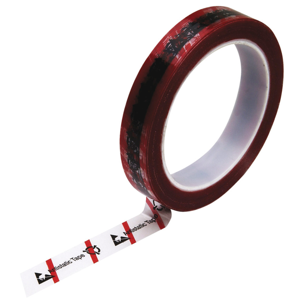 Warn-Klebeband, ESD, 19 mm