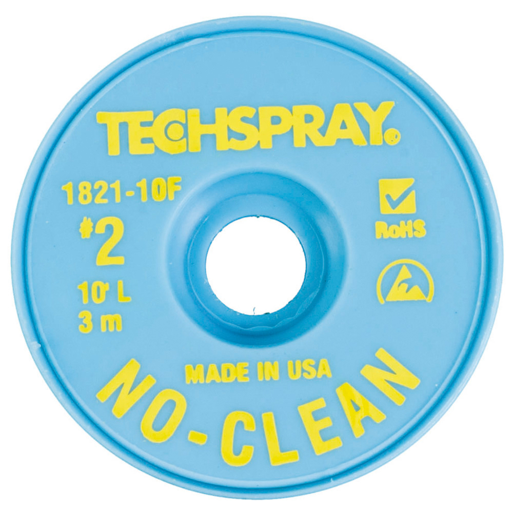 Techspray Entlötlitze No-Clean, 1,4 mm, 3,0 m, gelb
