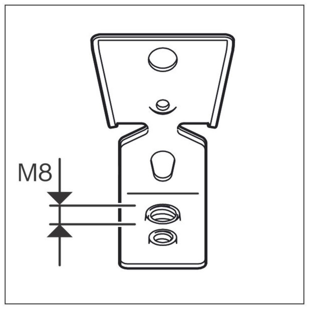 PRO FMI-M6/M8 Metallaufhänger