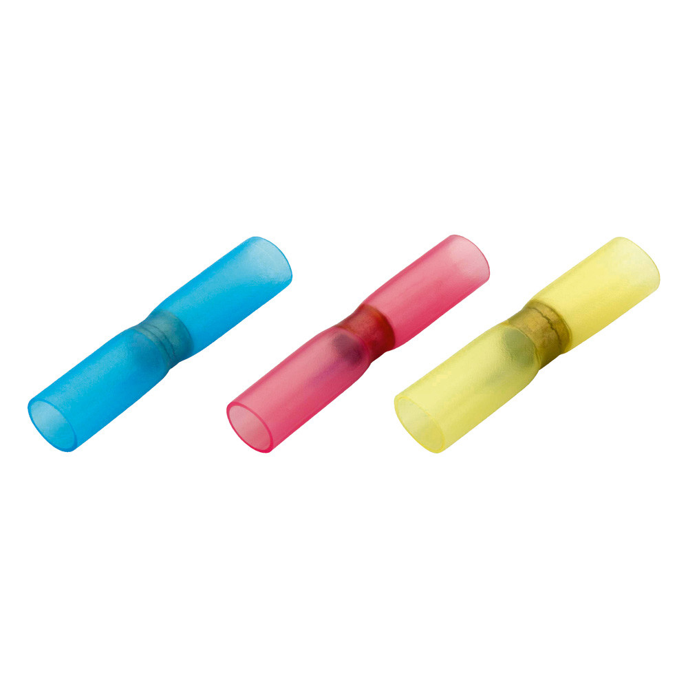 Lötverbinder mit Schrumpfisolation, rot, 0.5 - 1.5 mm²