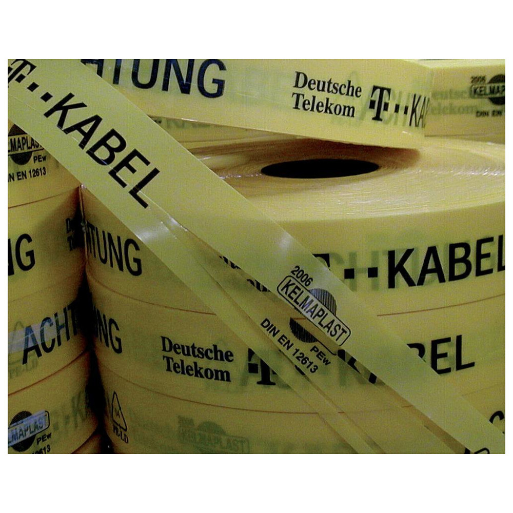 Trassen-Warnband, T-Kabel, mit Sollbruchstellen