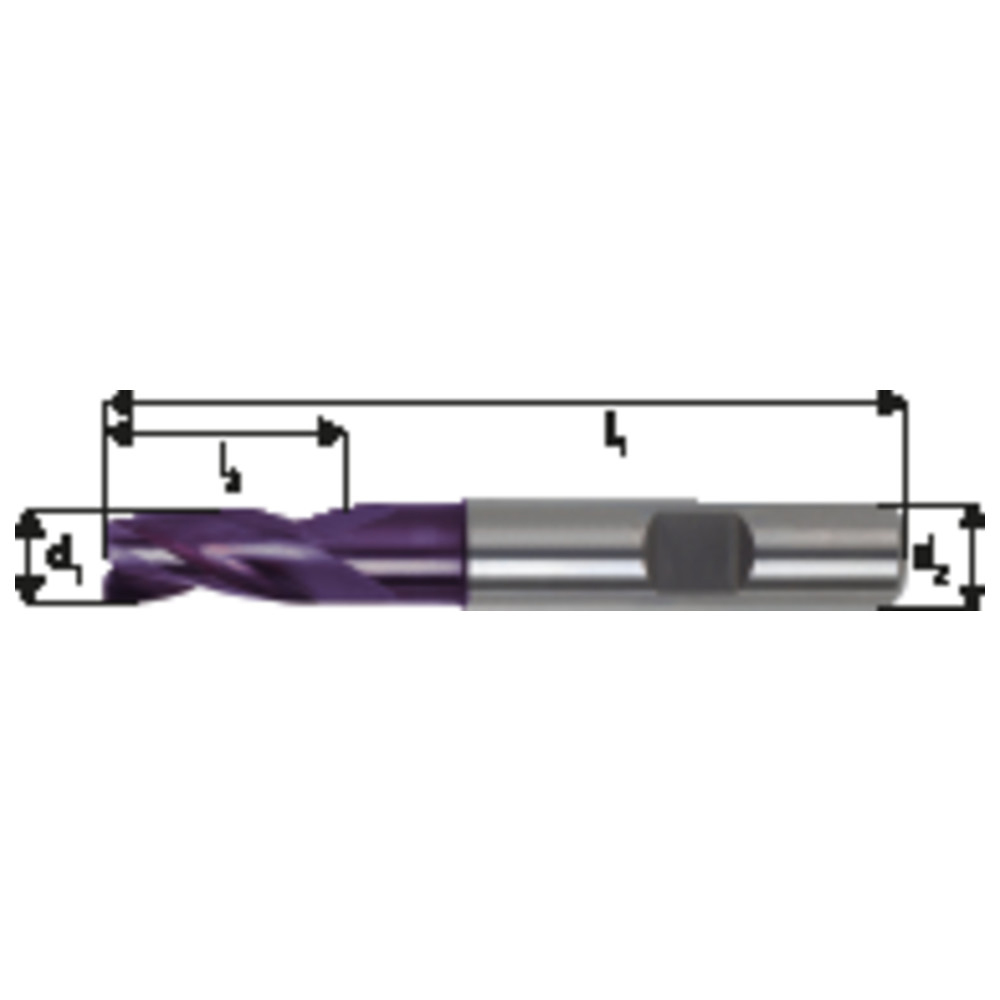 Schaftfräser 6527 L VHM TiAlN 18,00 mm HB Z 3
