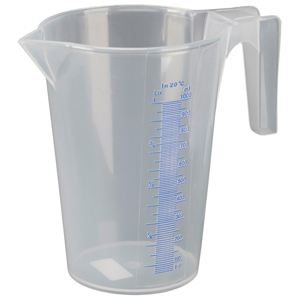 Messbecher Polypropylen 0,5l transparent