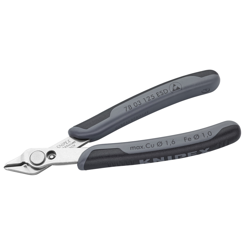 Electronic Super Knips ESD, INOX, ohne Facette, 125 mm