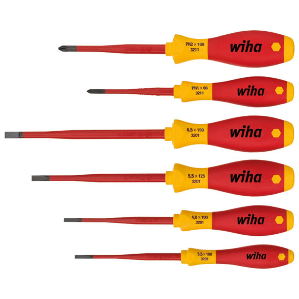 Schraubendreher Set SoftFinish electric slimFix