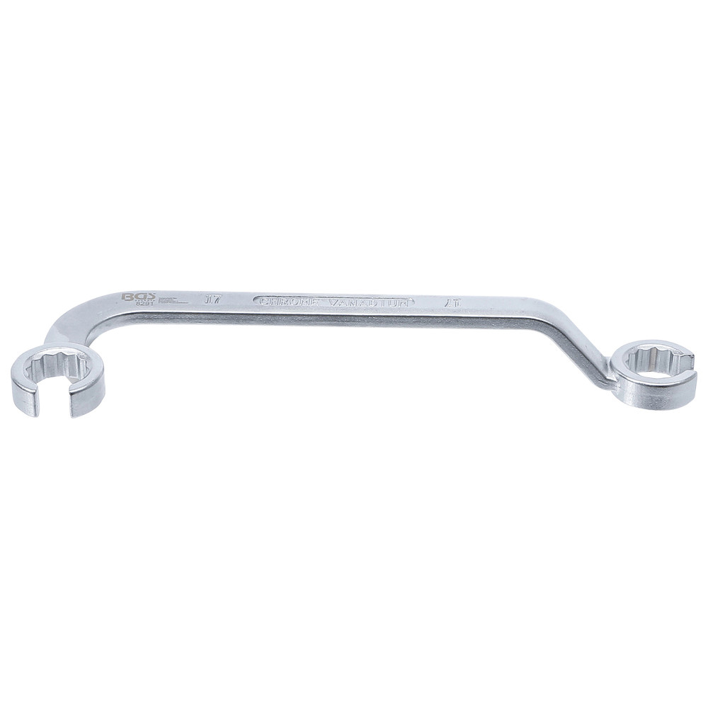 Doppel-Ringschlüssel, offen, für Diesel-Einspritzleitungen, 17 mm
