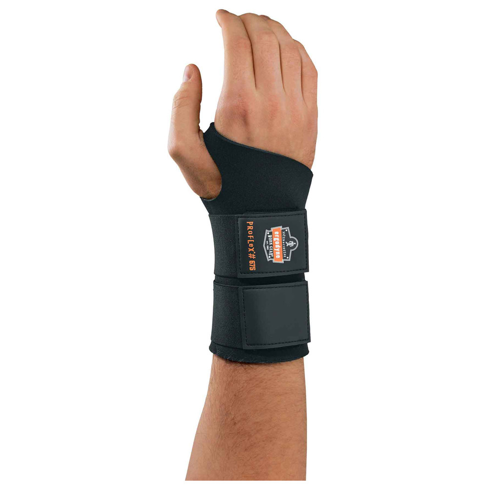 Handgelenkbandage Double Strap Proflex 675, L, schwarz
