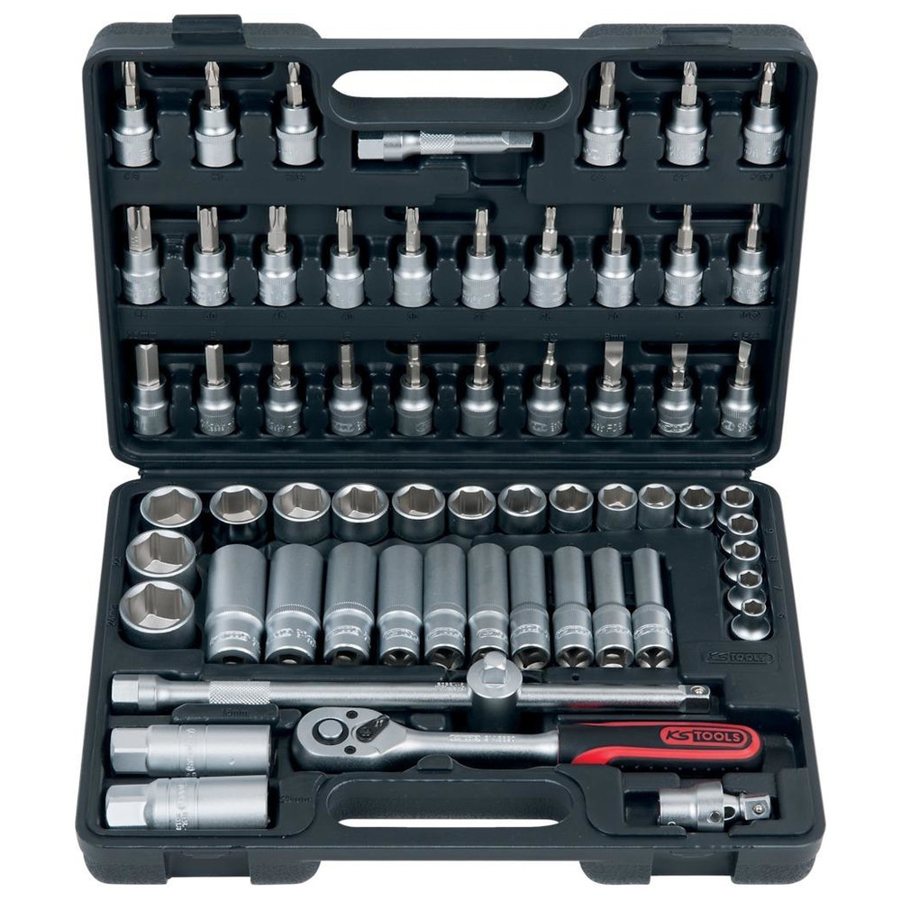 Steckschlüsselgarnitur 3/8" 61-teilig KS