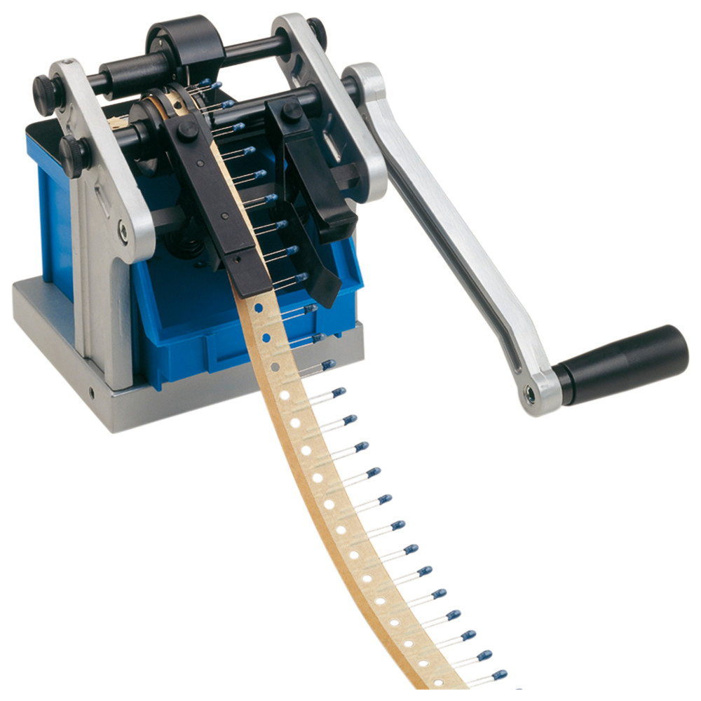 Schneidemaschine VARIOCUT, für radiale Komponenten, Lochraster 12,7 mm