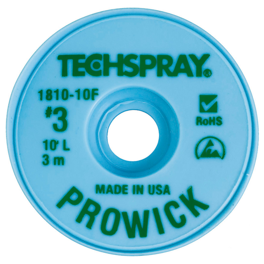 Techspray Entlötlitze Premium, 1,9 mm, 3,0 m, grün