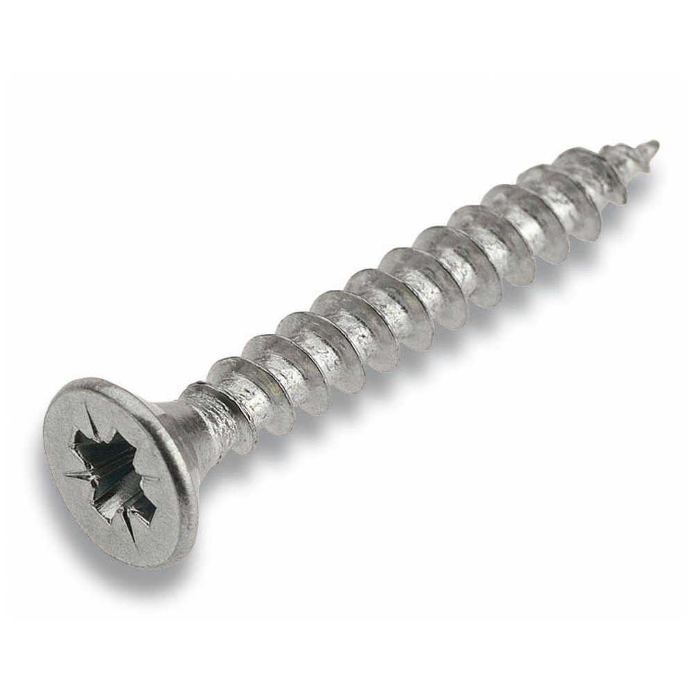 Spanplattenschraube gelbverzinkt Senkkopf 5,0 x 30 mm PZ2