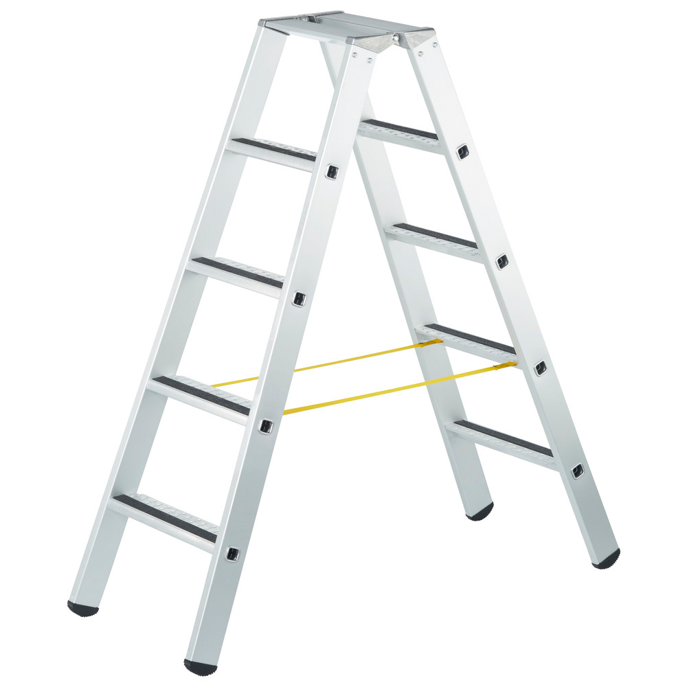 Stufen-Stehleiter R13, Z600, beidseitig begehbar, 2 x 3 Stufen