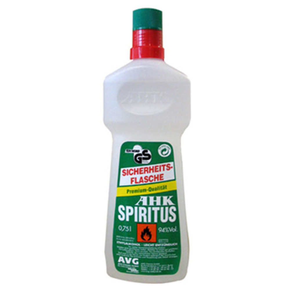 Brennspiritus in Sicherheitsflasche
