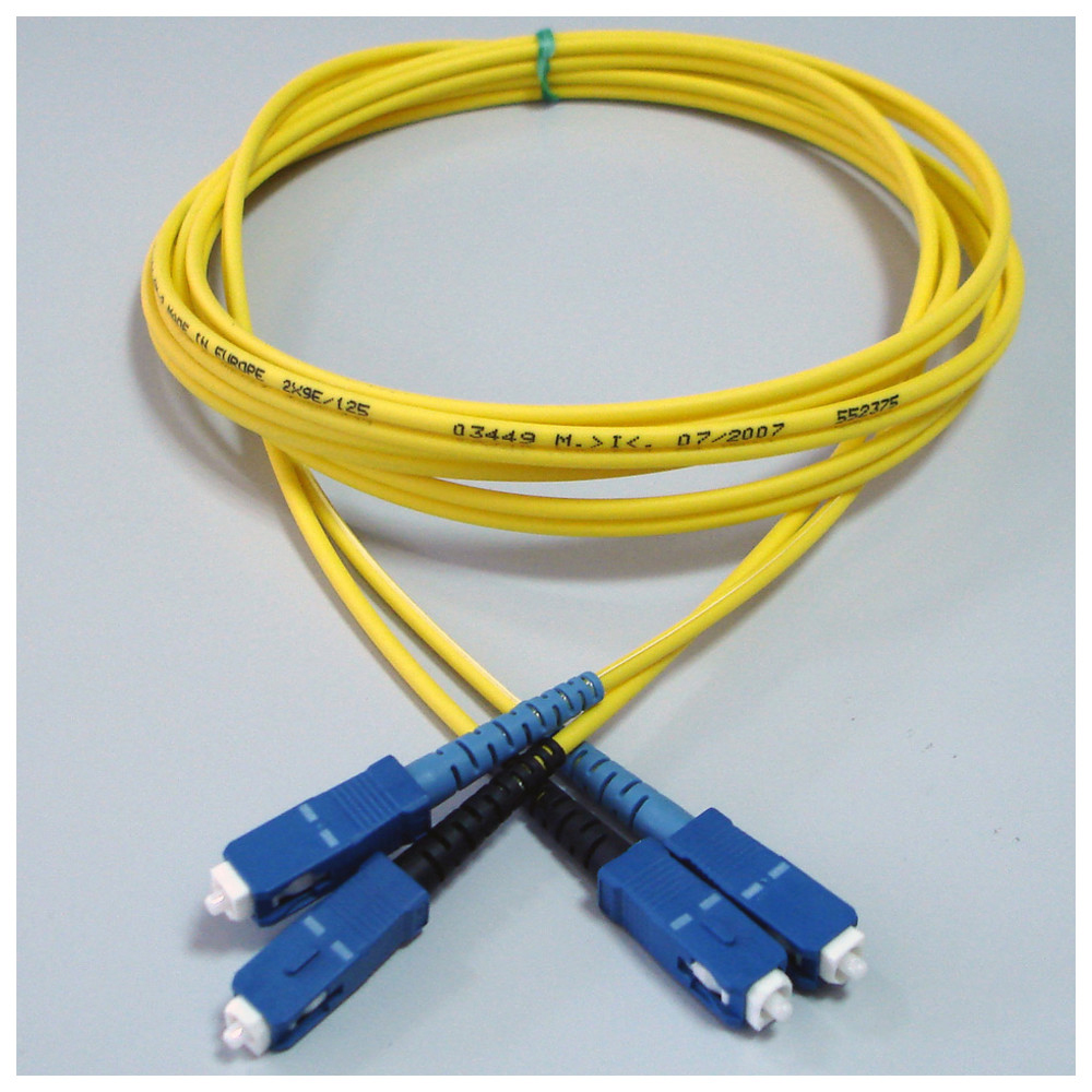 Patchkabel LWL, 9/125µ SC/SC, 2 m, gelb
