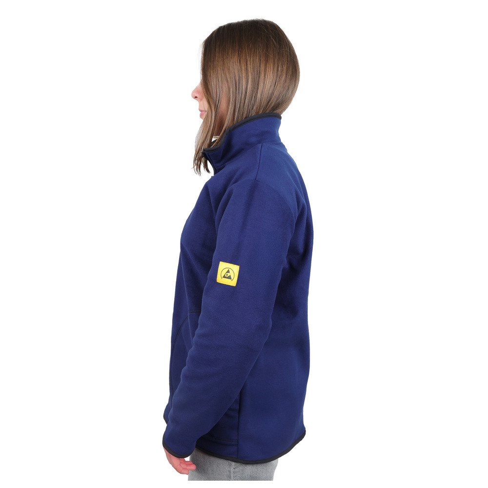 WETEC ESD-Fleecejacke, M, blau, Bild 3