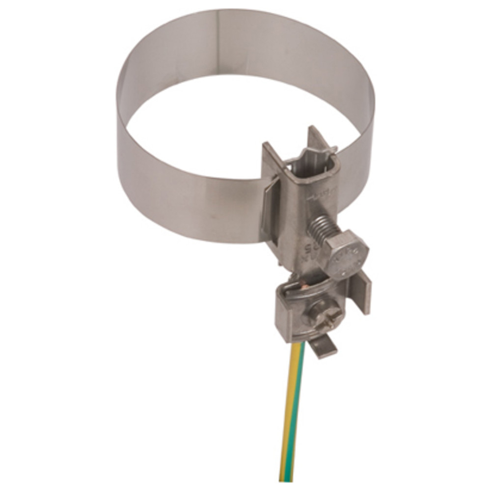 Erdungsbandrohrschelle, für Rohr-Ø 26,9-60,3 mm