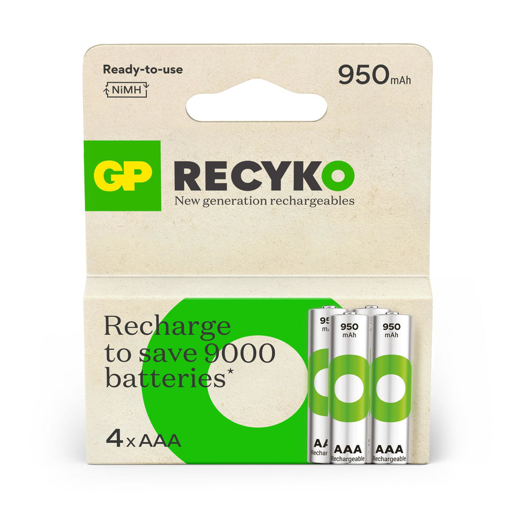 Akku, NiMH, RECYKO 1,2V, AAA