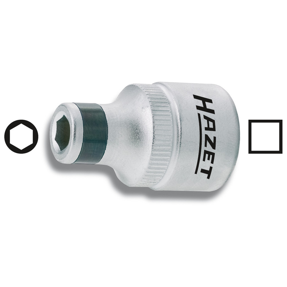 Adapter 2250-1 - Vierkant hohl 6,3 mm (1/4 Zoll) - Sechskant hohl 6,3 (1/4 Zoll