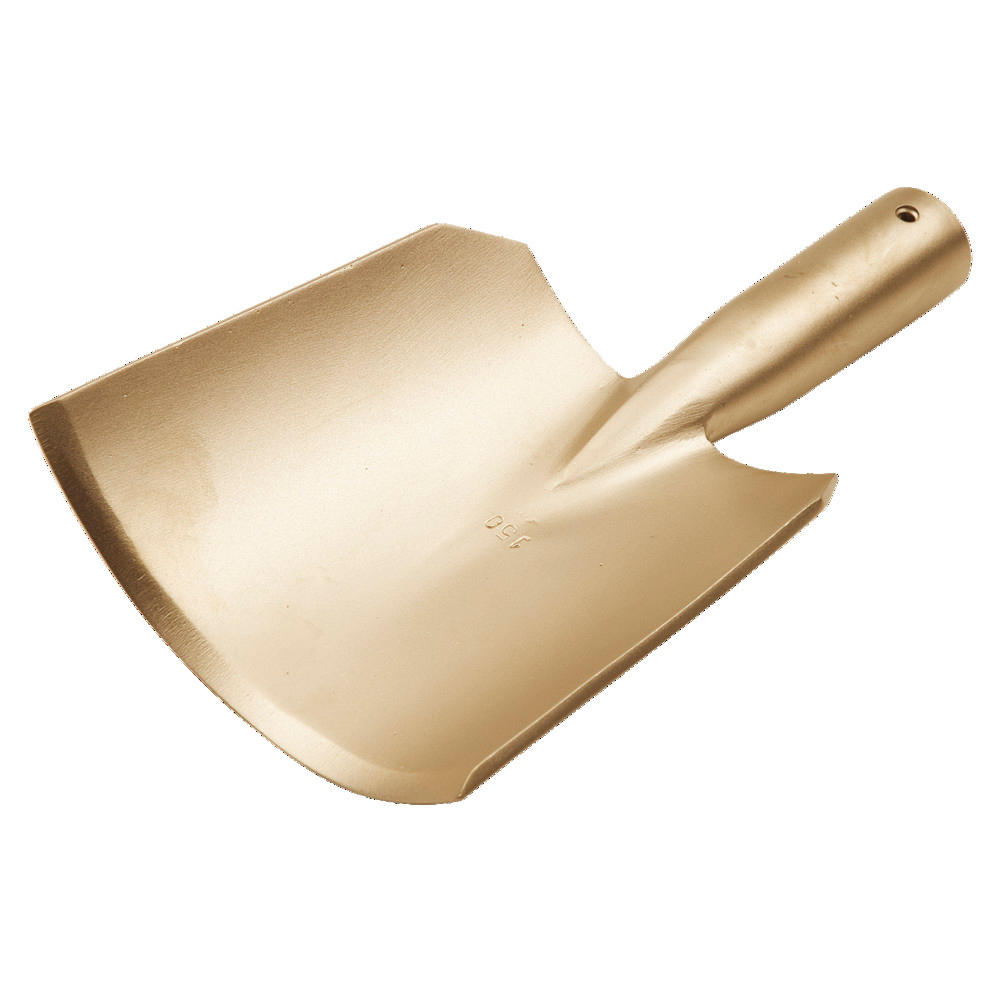 Schaber funkenfrei, konkav, mit Stielaufnahme, Breite 100 mm