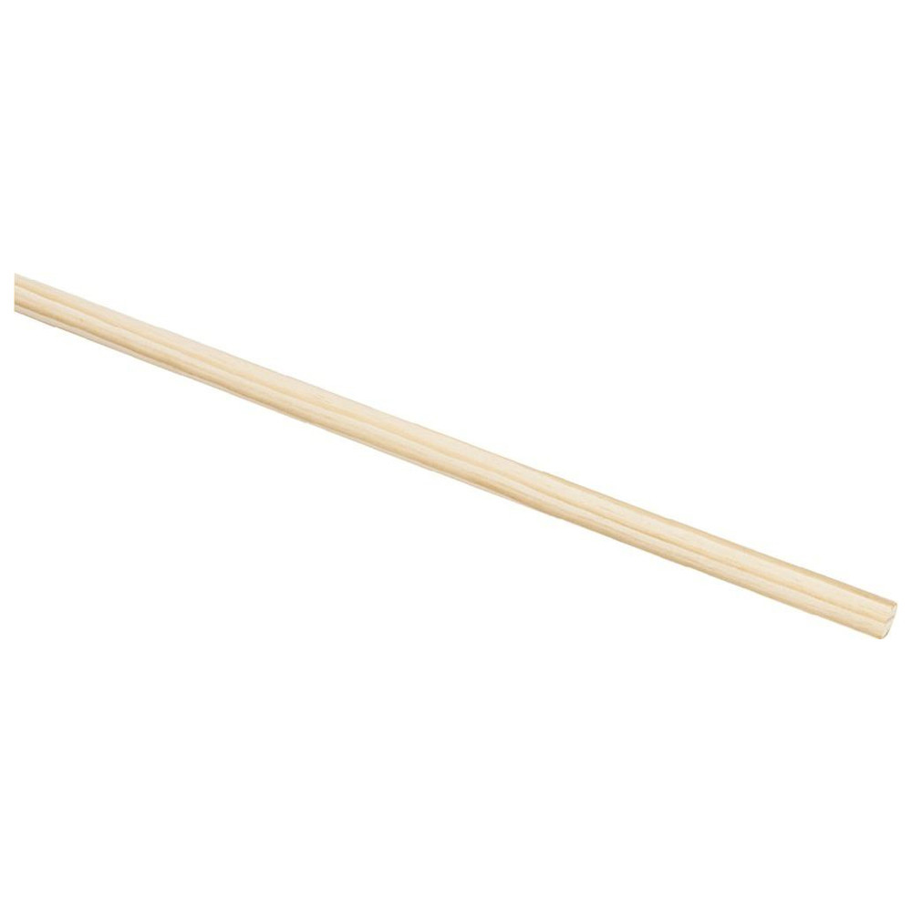 Holzbesenstiel 24 mm 160 cm, Rundkopf