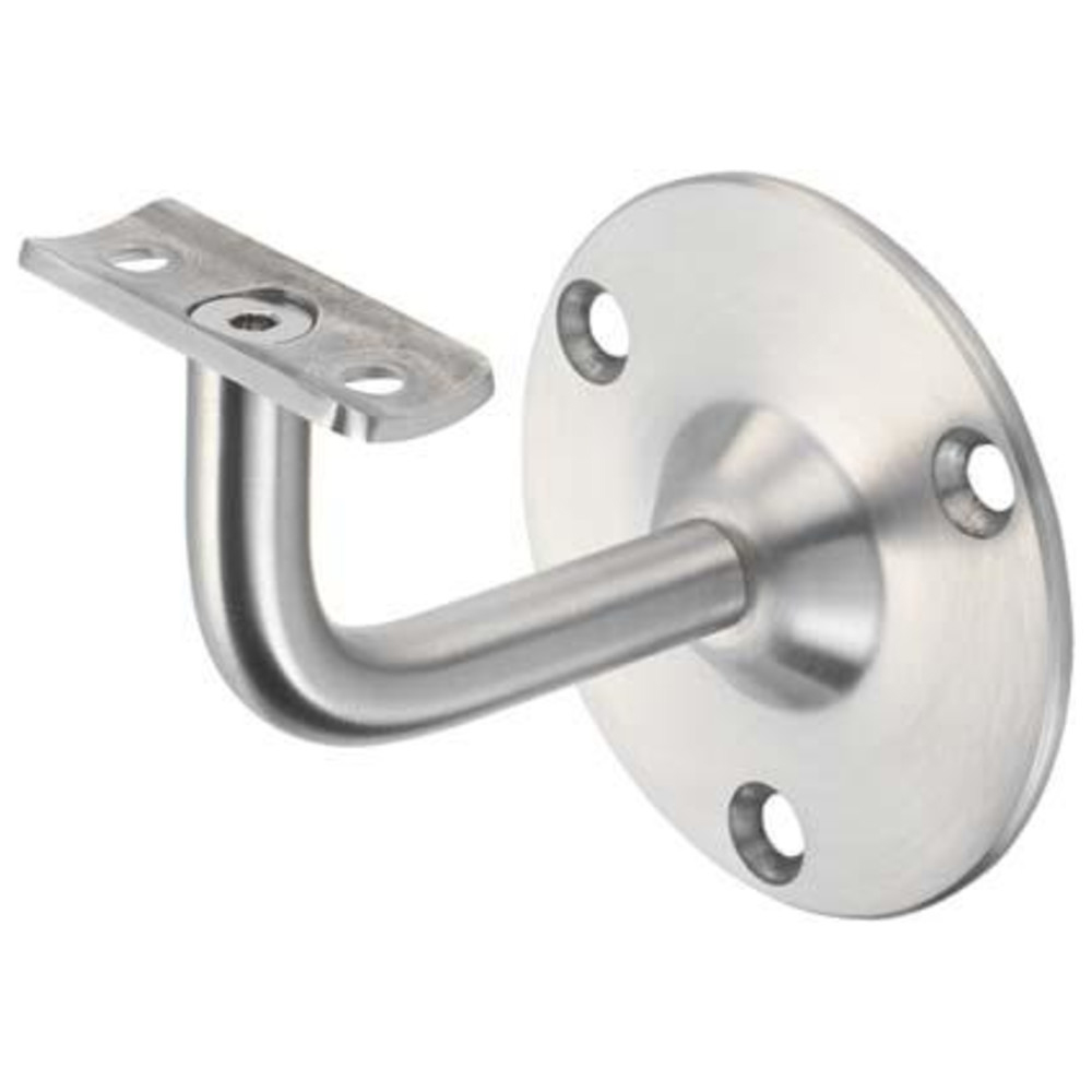 KWS 4574 Handlaufstütze 80 mm Rosette f.75 mm Wandabstand