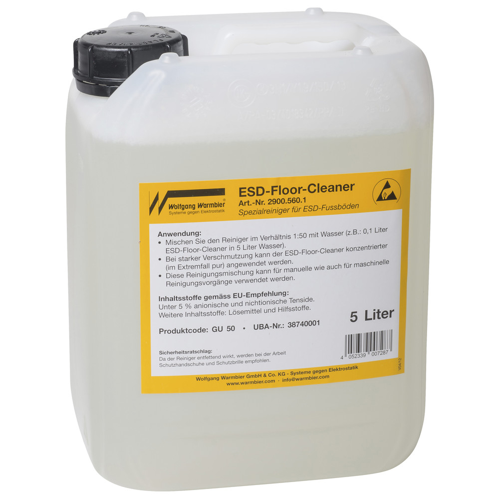 Bodenreiniger, ESD, 5 l