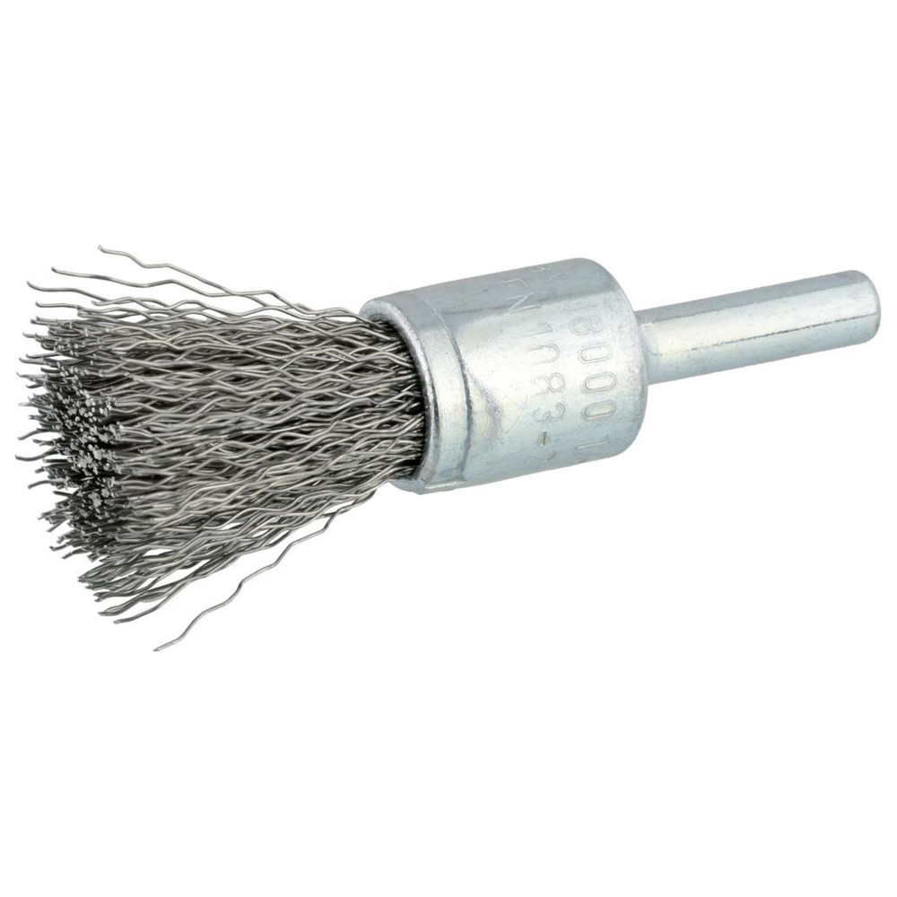 Pinselbürste Rostfrei 6 mm 10 x 0,3 mm gewölbt