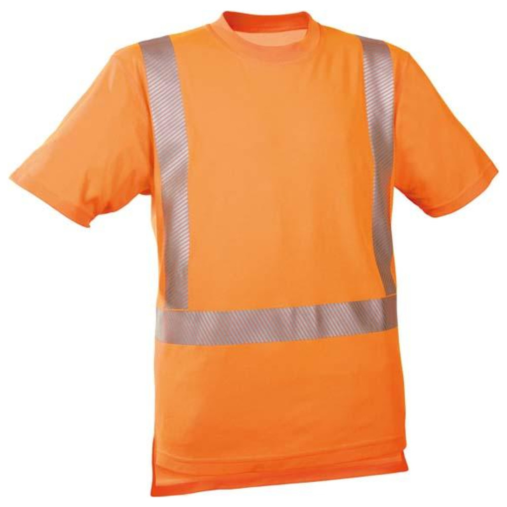 Warn-T-Shirt leuchtorange, Gr. 2XL