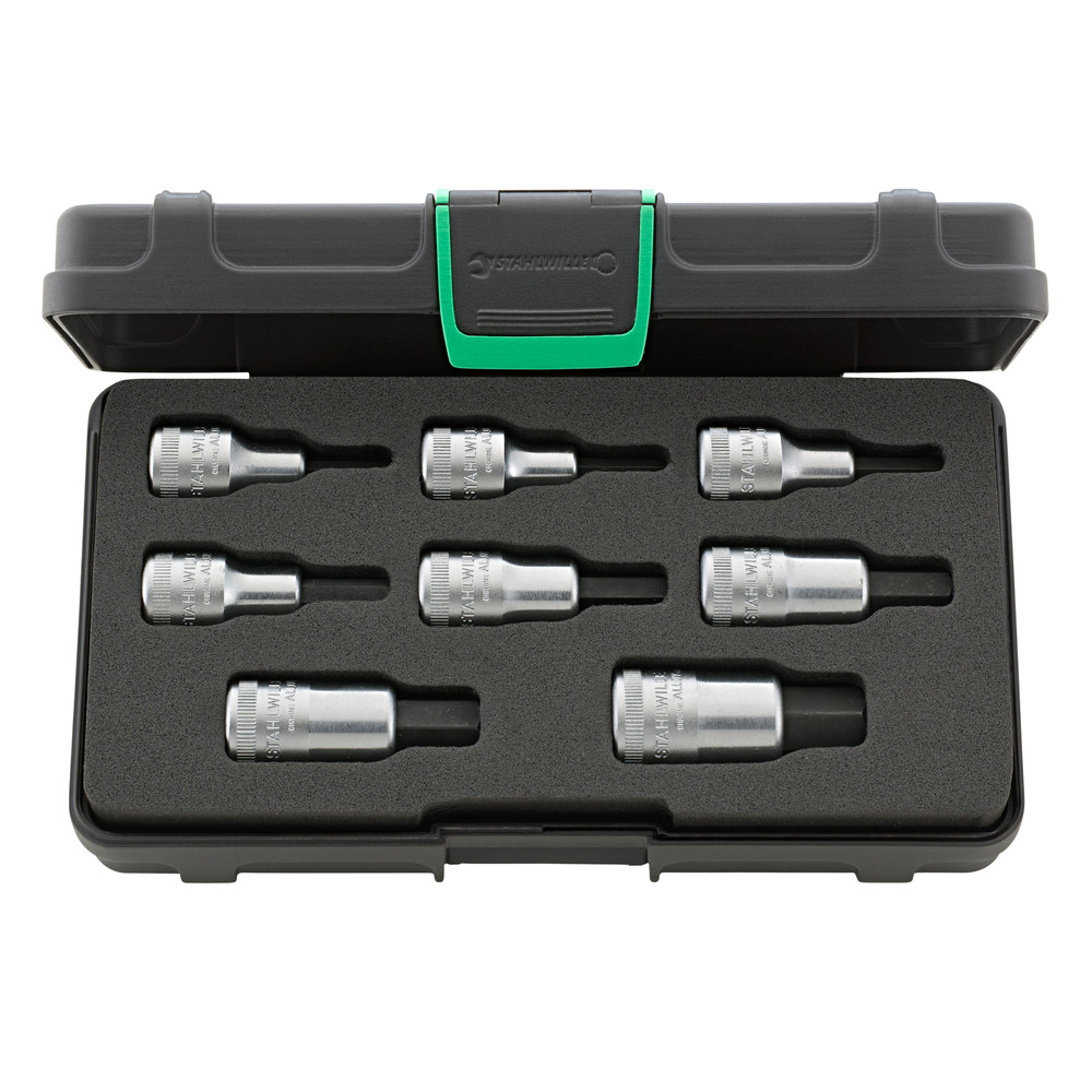 Innensechskanteinssatz-Set 1/2" Doppelsechskant Inhex-Satz 8-tlg.