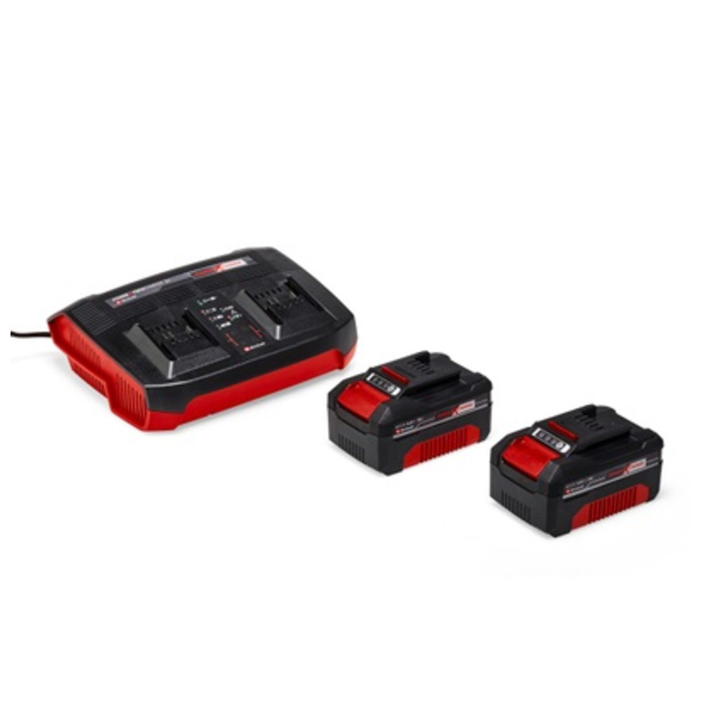 Akku Starter Set 2x 4.0 Ah Akkus + Twincharger Power X-Change