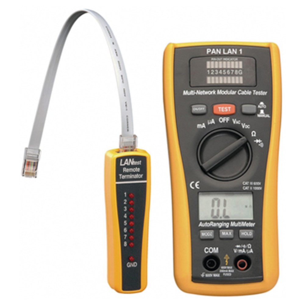 Kabeltester PAN LAN1, 600, 162 x 74,5 x 44 mm