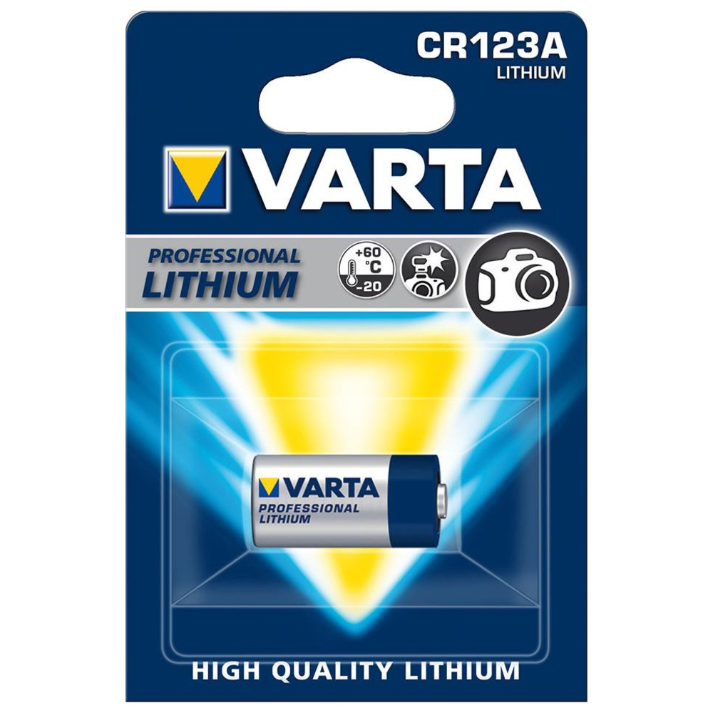Batterie Professional CR123A 2er Blister, 3,0V