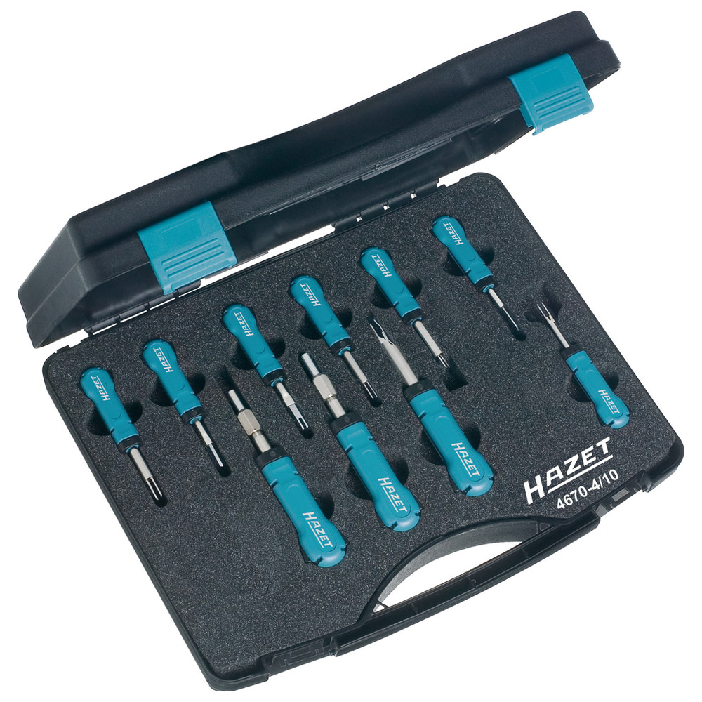 SYSTEM-KABEL-Entriegeler-Sortiment 4670-4/10 - Anzahl Werkzeuge: 10