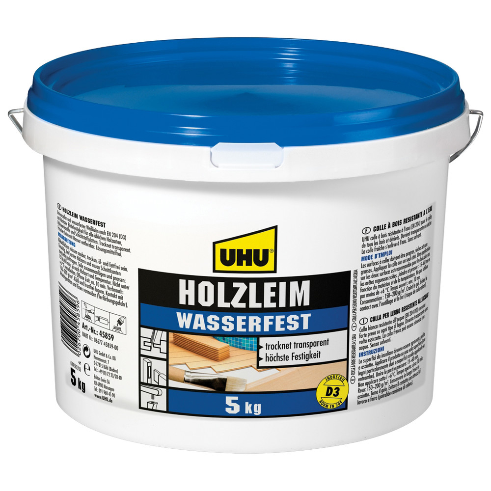 UHU Holzleim Wasserfest, 5000 g