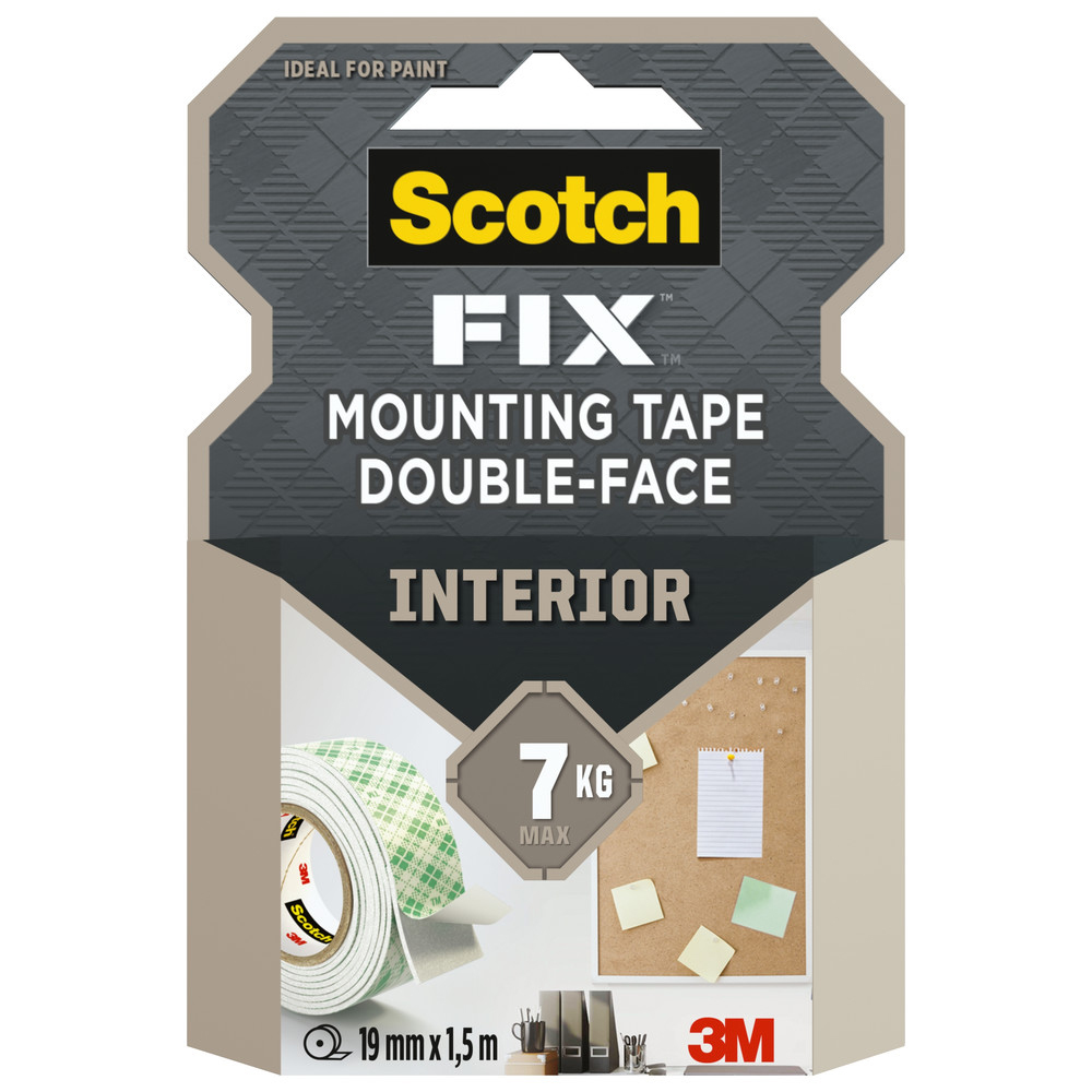 Scotch-Fix Innenmontageband 4496G-1915-P, 19 mm x 1,5 m