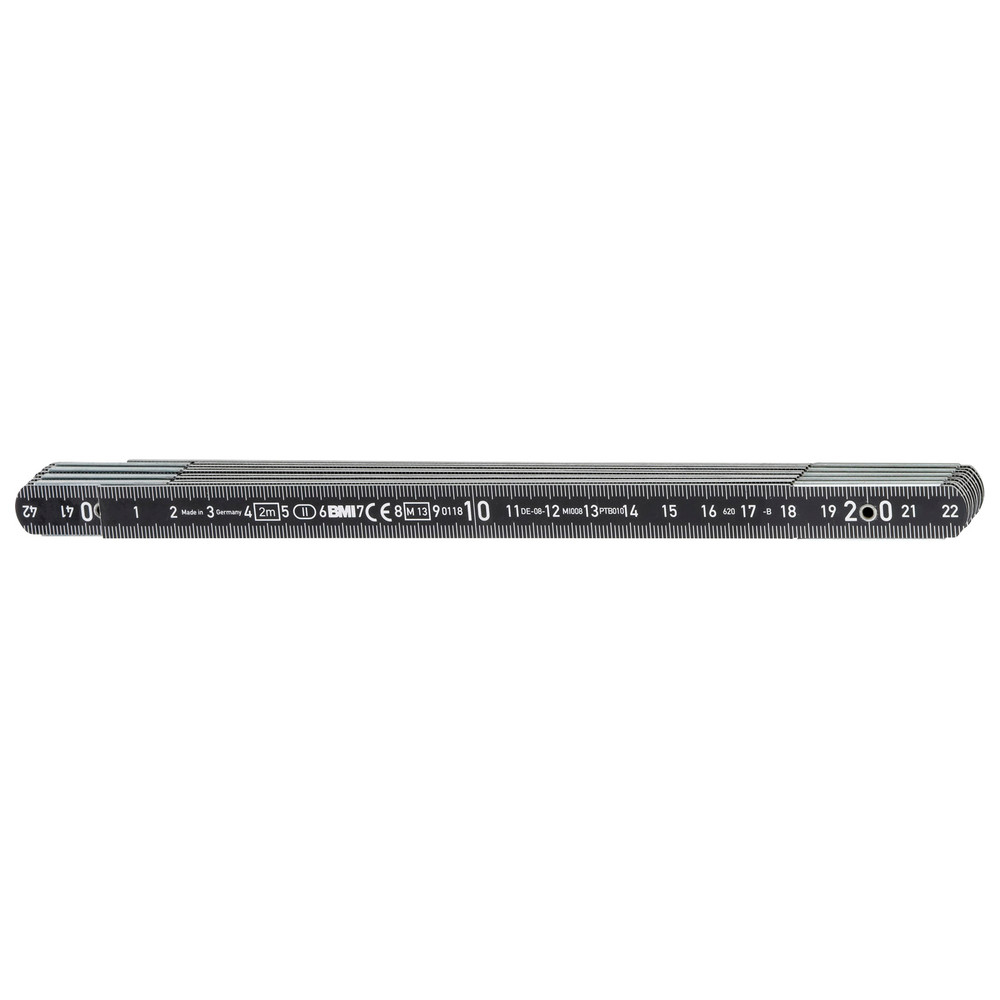 ALU-Gliedermaßstab 2 m 14 mm