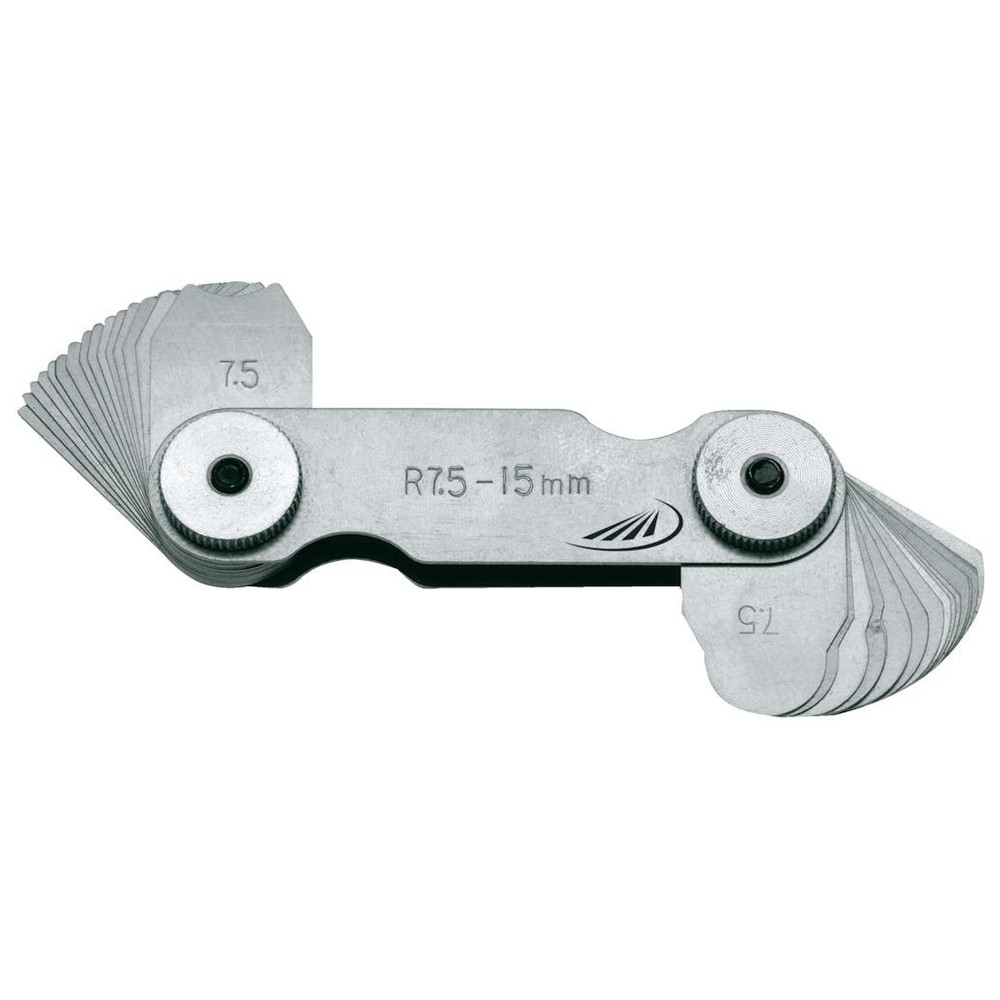 Radienschablone 17 Blatt 1,0- 7,0 mm HP