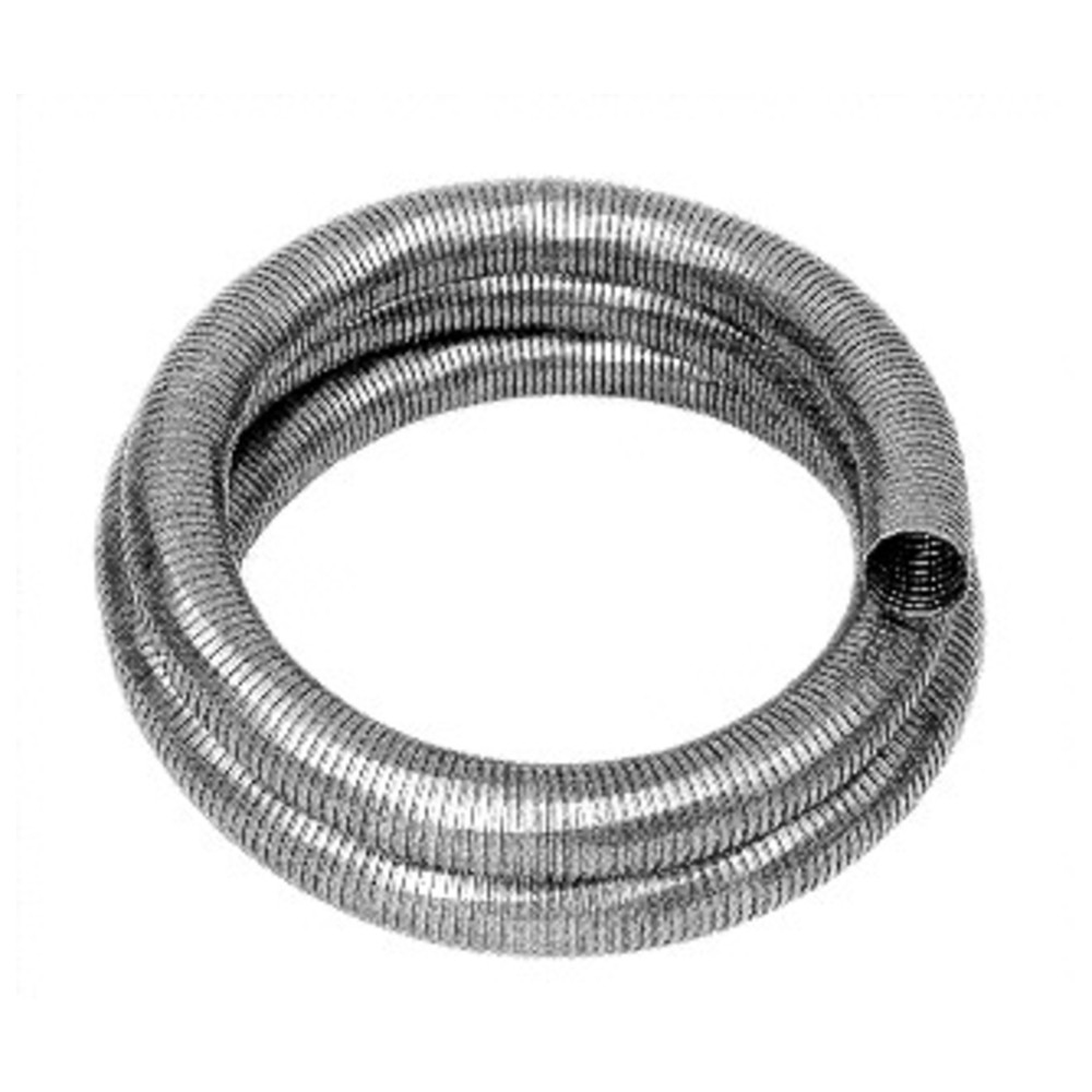 Abgasschlauch Metall, mit Glasfaserdichtung, DN 60 mm, 4 m
