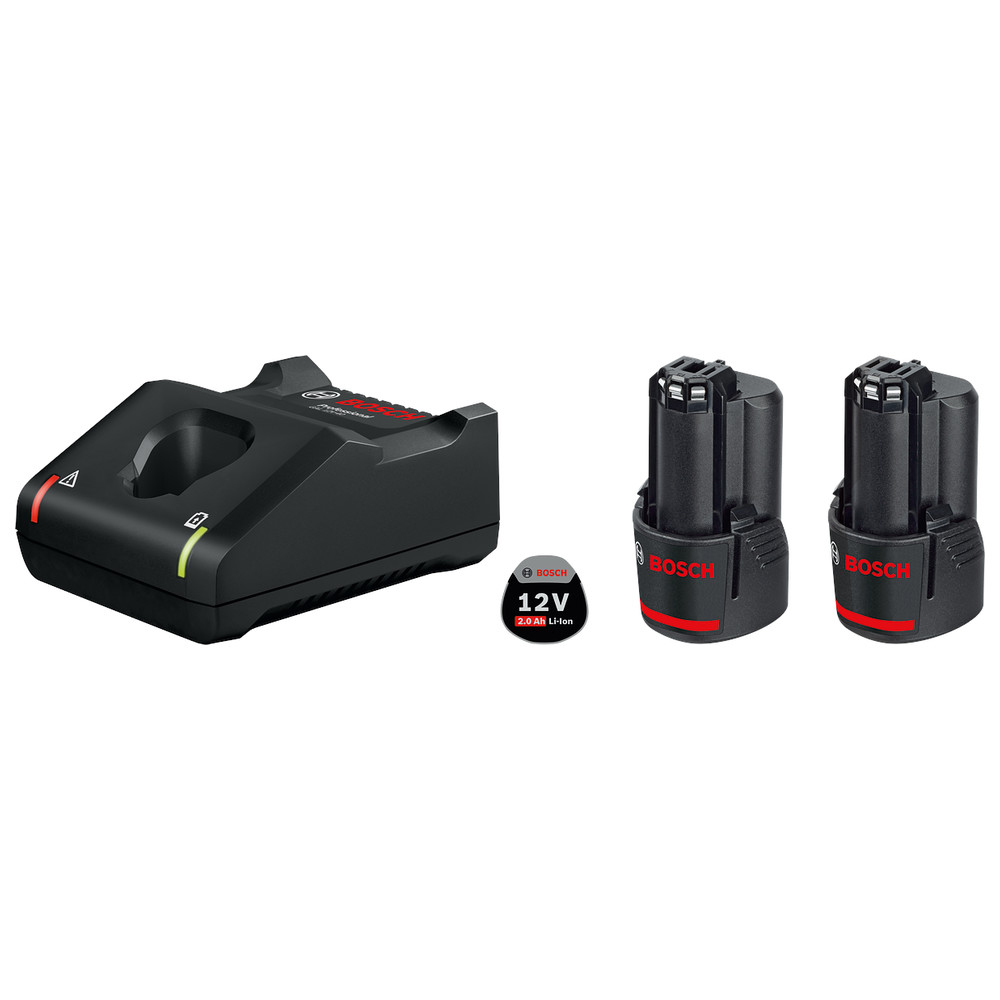 Akku Starter-Set: 2 x GBA 12 Volt, 2,0 Ah und GAL 12V-40
