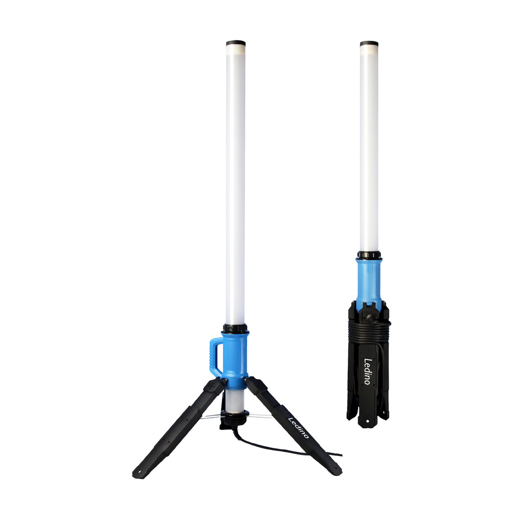 LED-Strahlersäule 360° Arbeitsstrahler Baustrahler, 14400 Lumen, 120 W