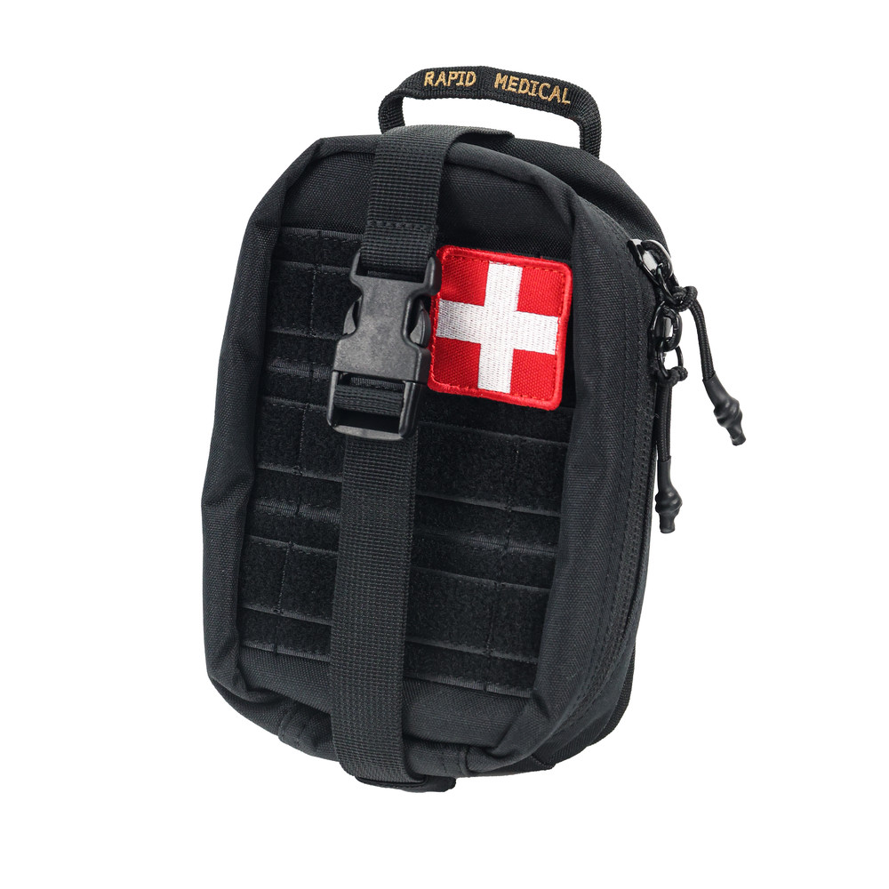 Notfalltasche Polizei, klein (IFAK), schwarz