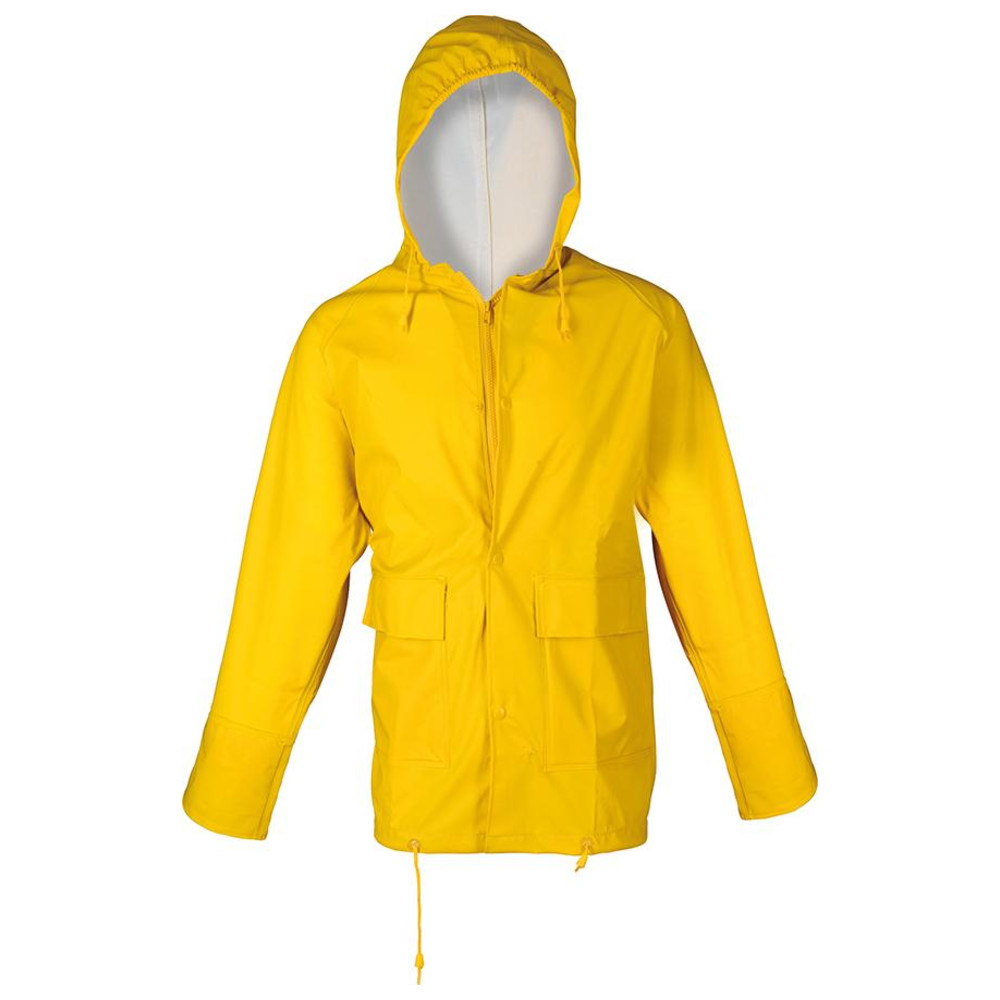 Jacke, PU-Stretch, Gr. 2/54-56, gelb