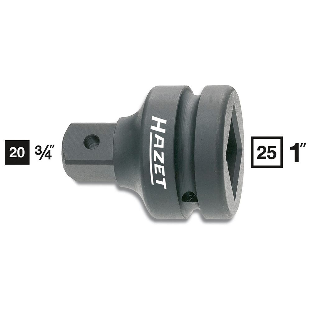 Schlag-, Maschinenschrauber-Adapter 1107S - Vierkant hohl 25 mm (1 Zoll) - Vier