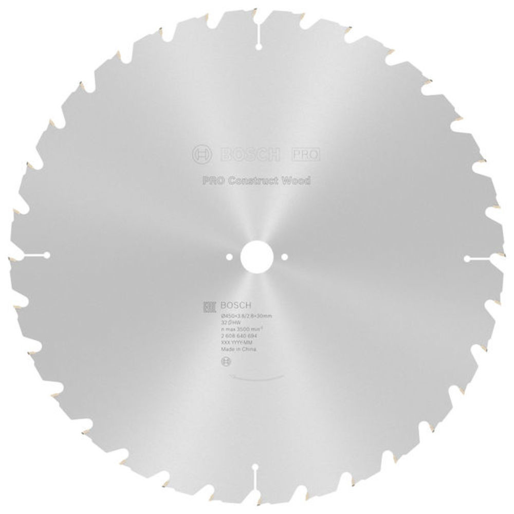 PRO Construct Wood Kreissägeblatt, 450 x 3,8 x 30 mm