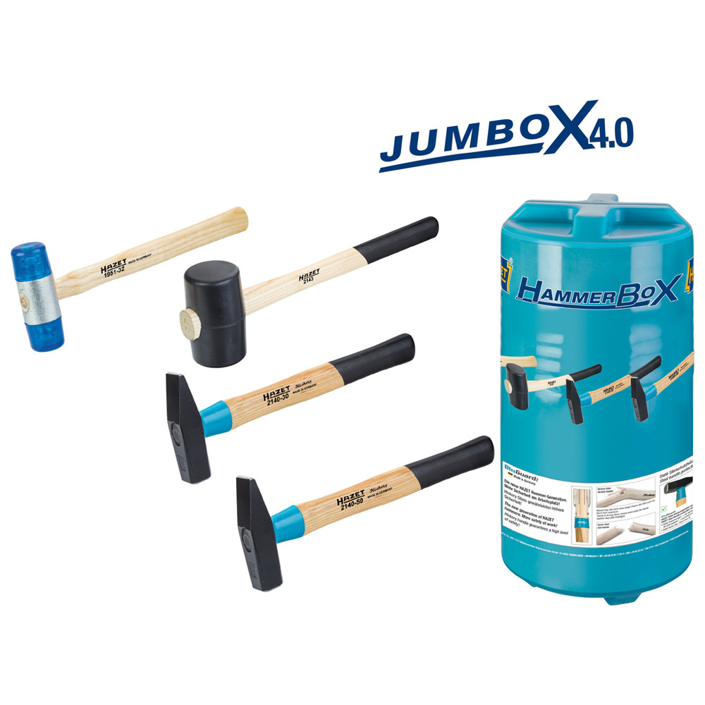 Hammer-Satz in JumBoX 4,0 2140/4 - Anzahl Werkzeuge: 4
